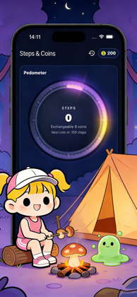 步數大冒險：計步RPG Screenshots 2